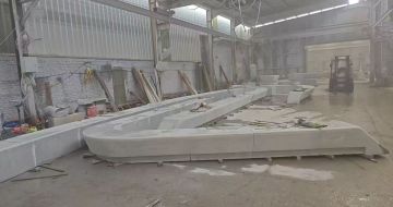 广州 花岗岩整石坐凳拼装