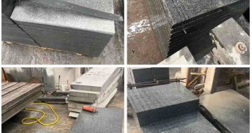 广州 芝麻黑地铺石材