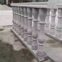 广州 芝麻白圆形光面花瓶柱，栏杆