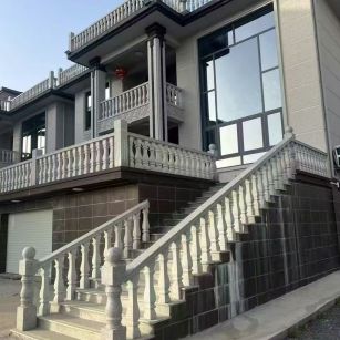 广州 芝麻白别墅阳台栏杆，楼梯栏杆