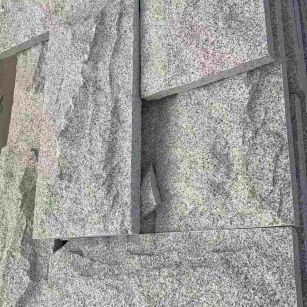 广州 芝麻白自然面花岗岩成品板