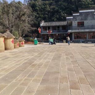 广州仿古石铺装效果
