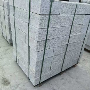 广州 芙蓉白火烧两面路沿石