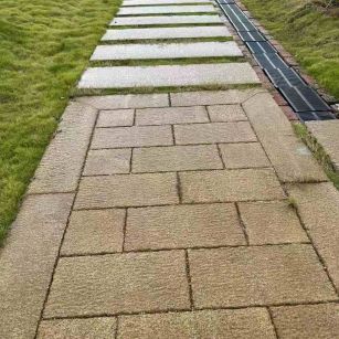 广州仿古石铺装效果