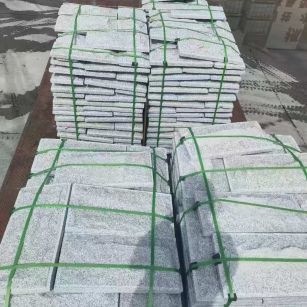 广州 芝麻白蘑菇石装车出货