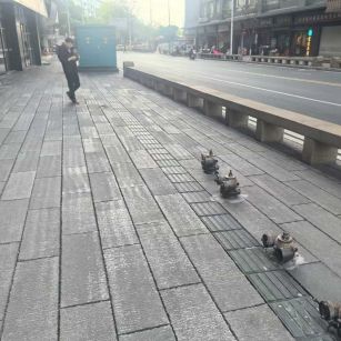 广州仿古石铺装效果