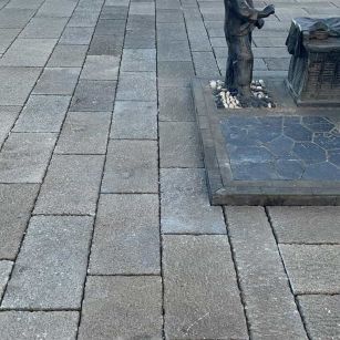 广州仿古石铺装效果