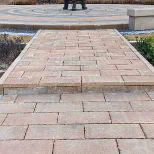 广州仿古石铺装效果