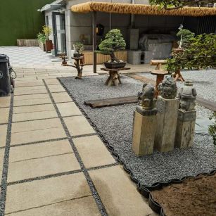 广州仿古石铺装效果