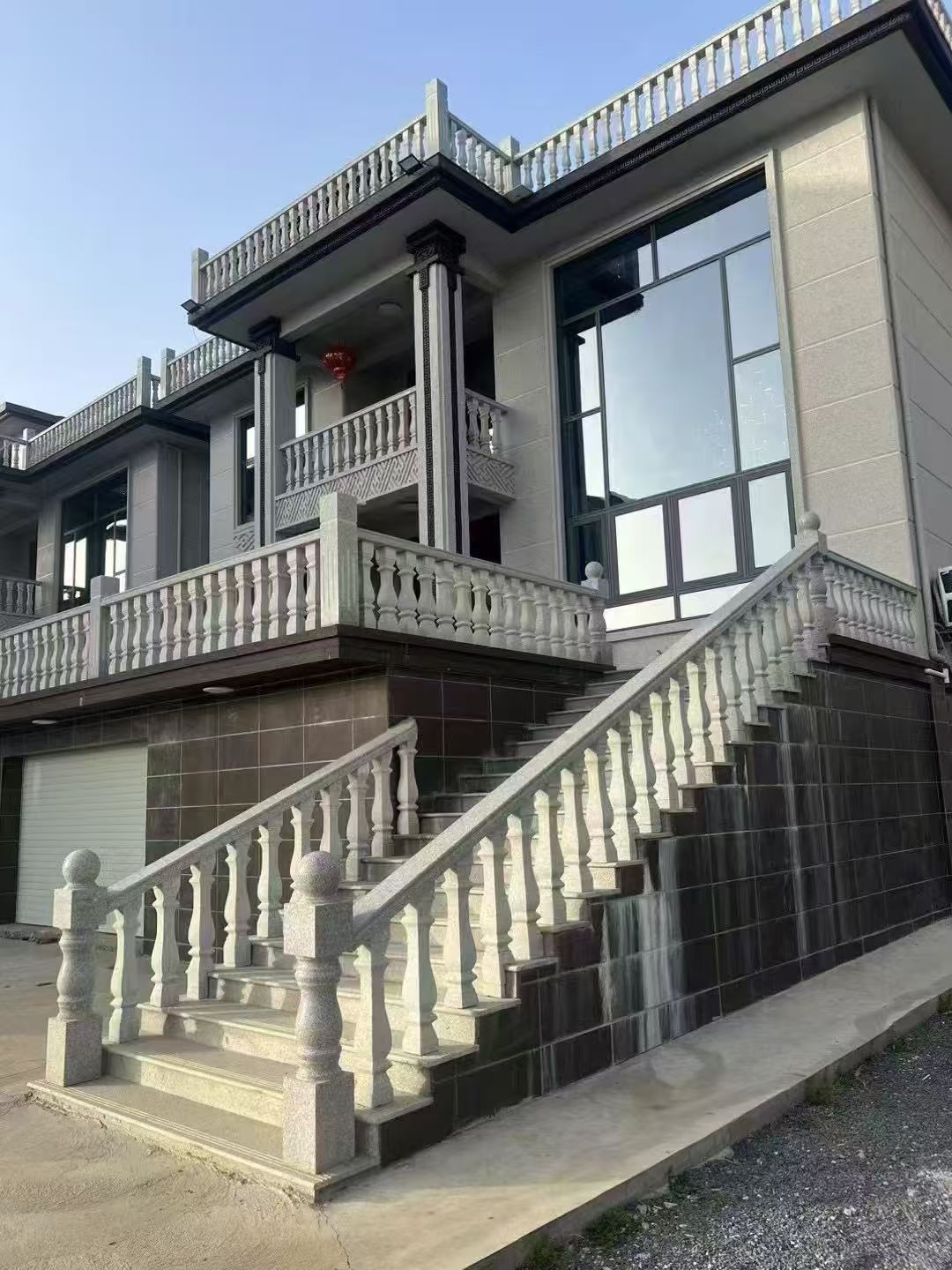 广州 芝麻白别墅阳台栏杆，楼梯栏杆