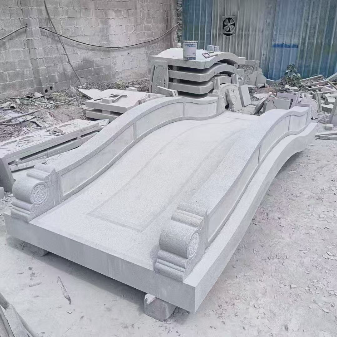 广州 芝麻灰花岗岩园林景观 小石桥