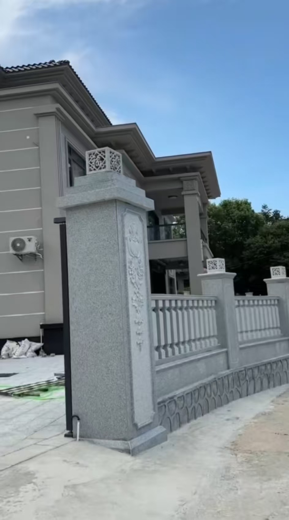 广州 芝麻白别墅围墙栏杆，私人订制