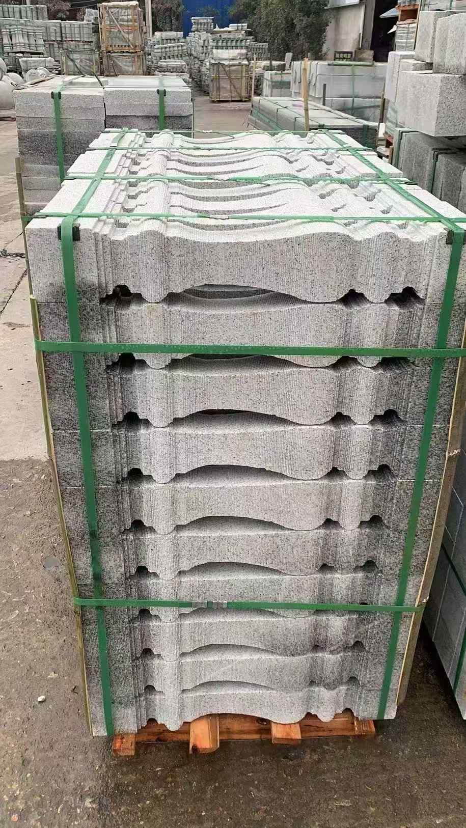 广州 芝麻白方形拉丝面，栏杆花瓶柱