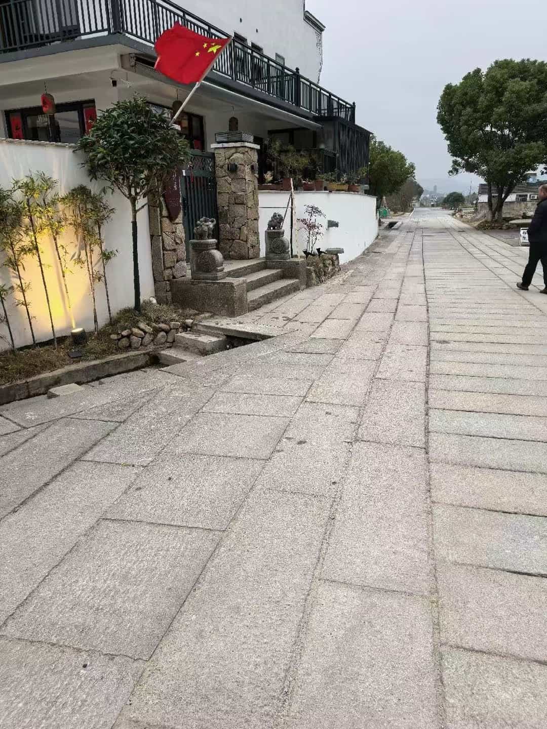 广州仿古石铺装效果