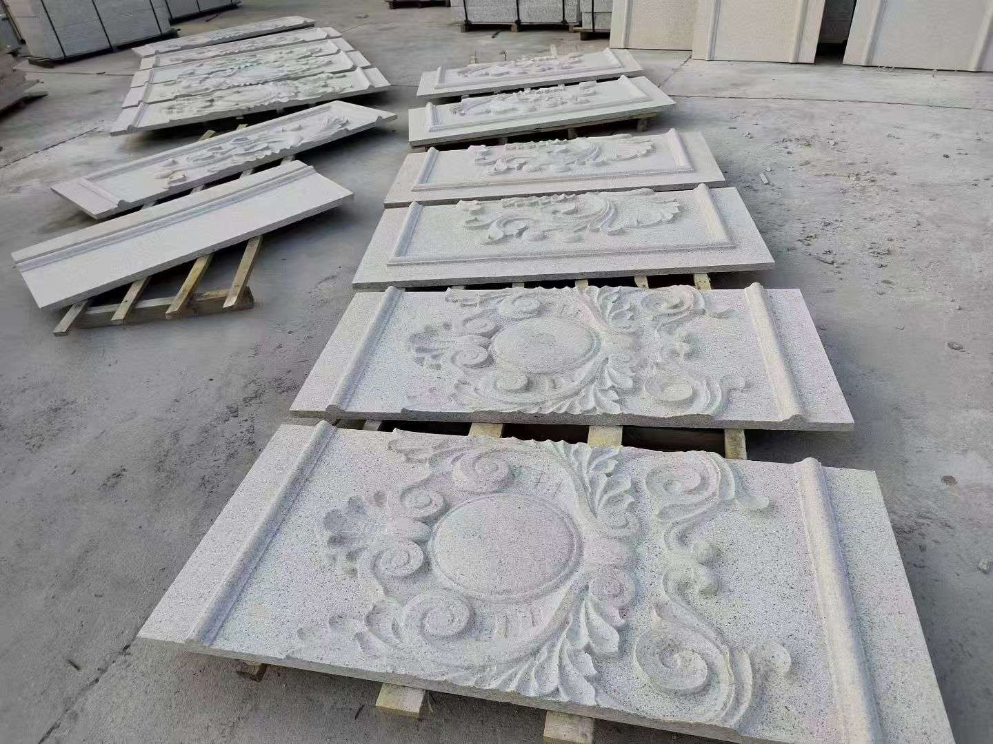 广州 芝麻白干挂雕花板