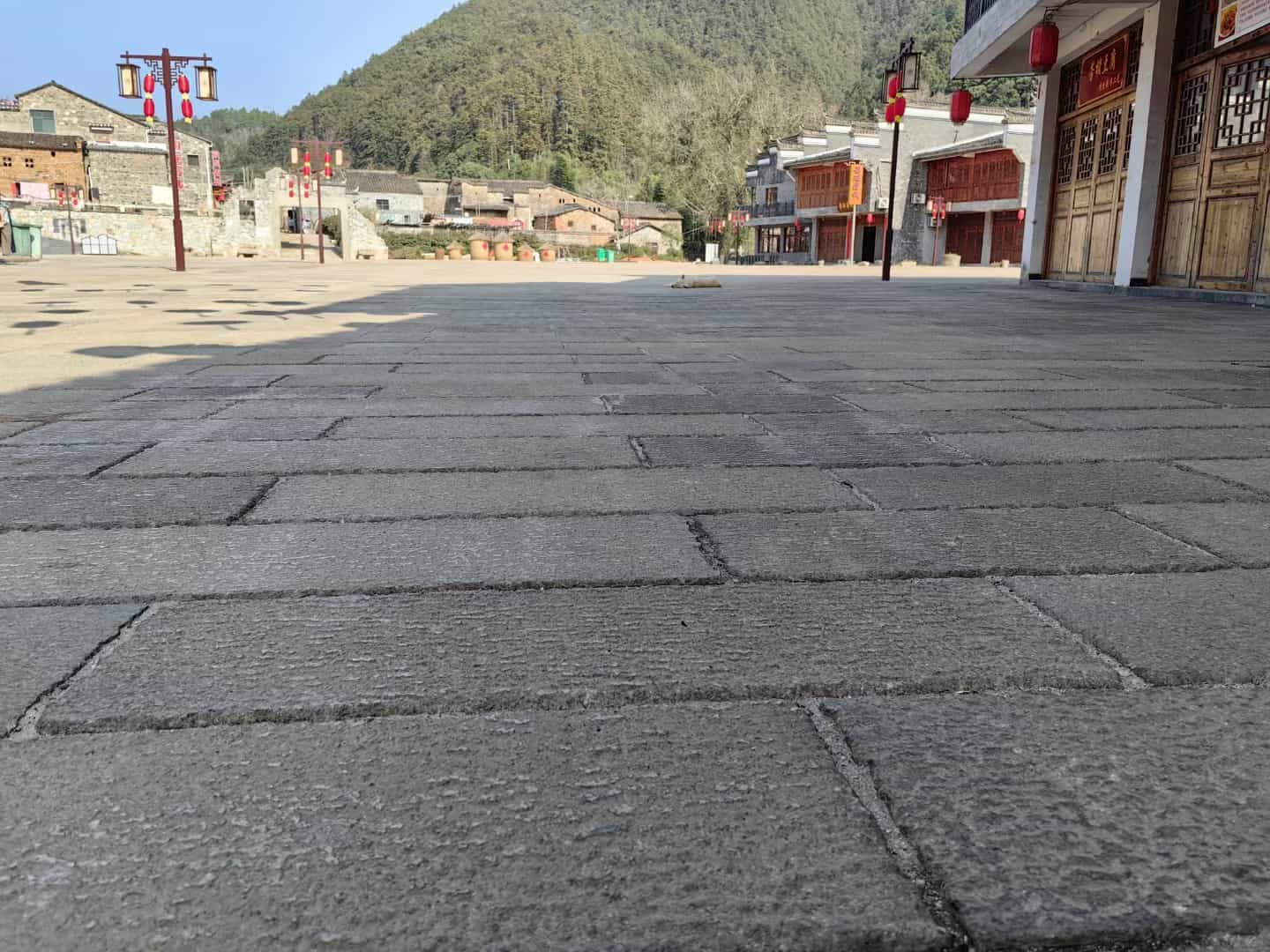 广州仿古石铺装效果