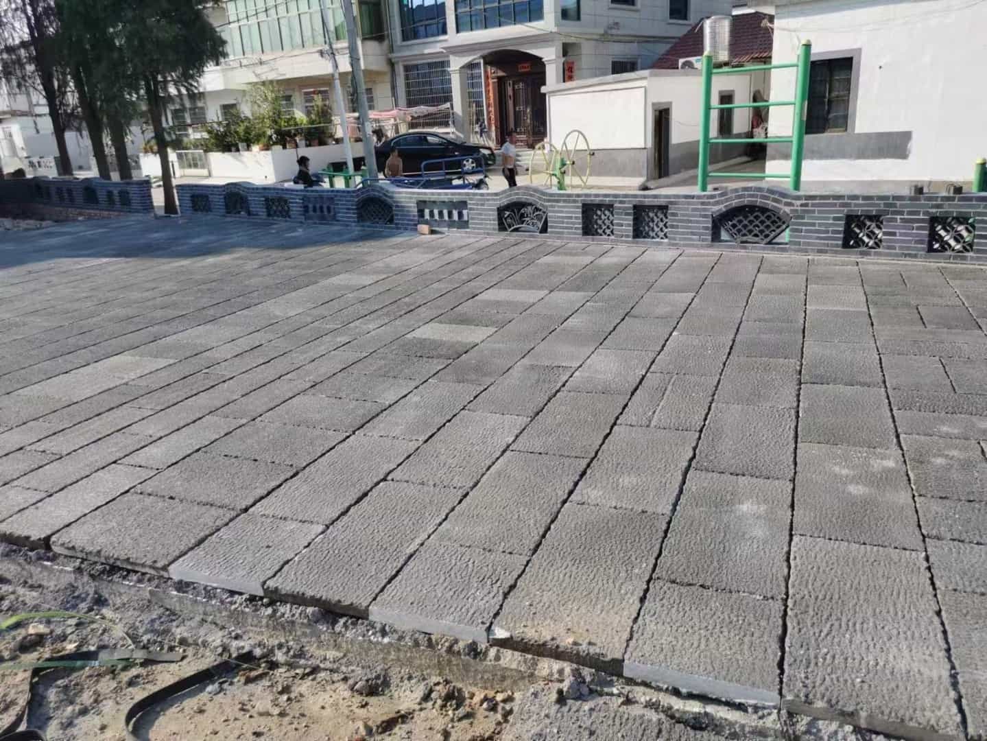 广州仿古石铺装效果