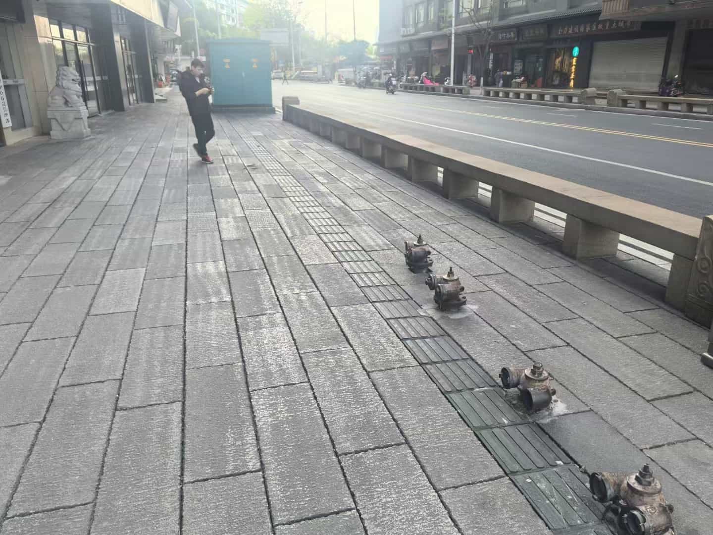 广州仿古石铺装效果