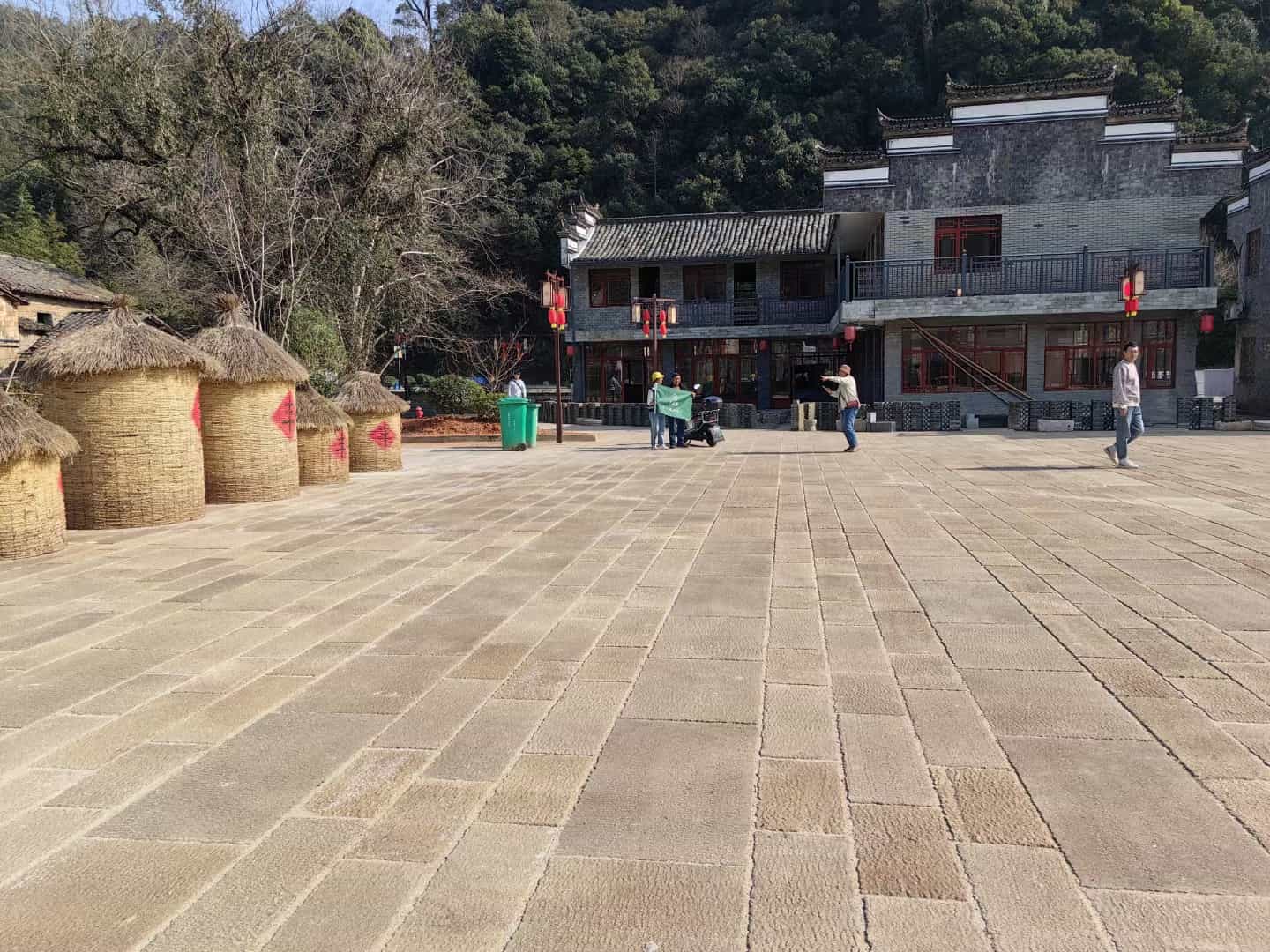 广州仿古石铺装效果