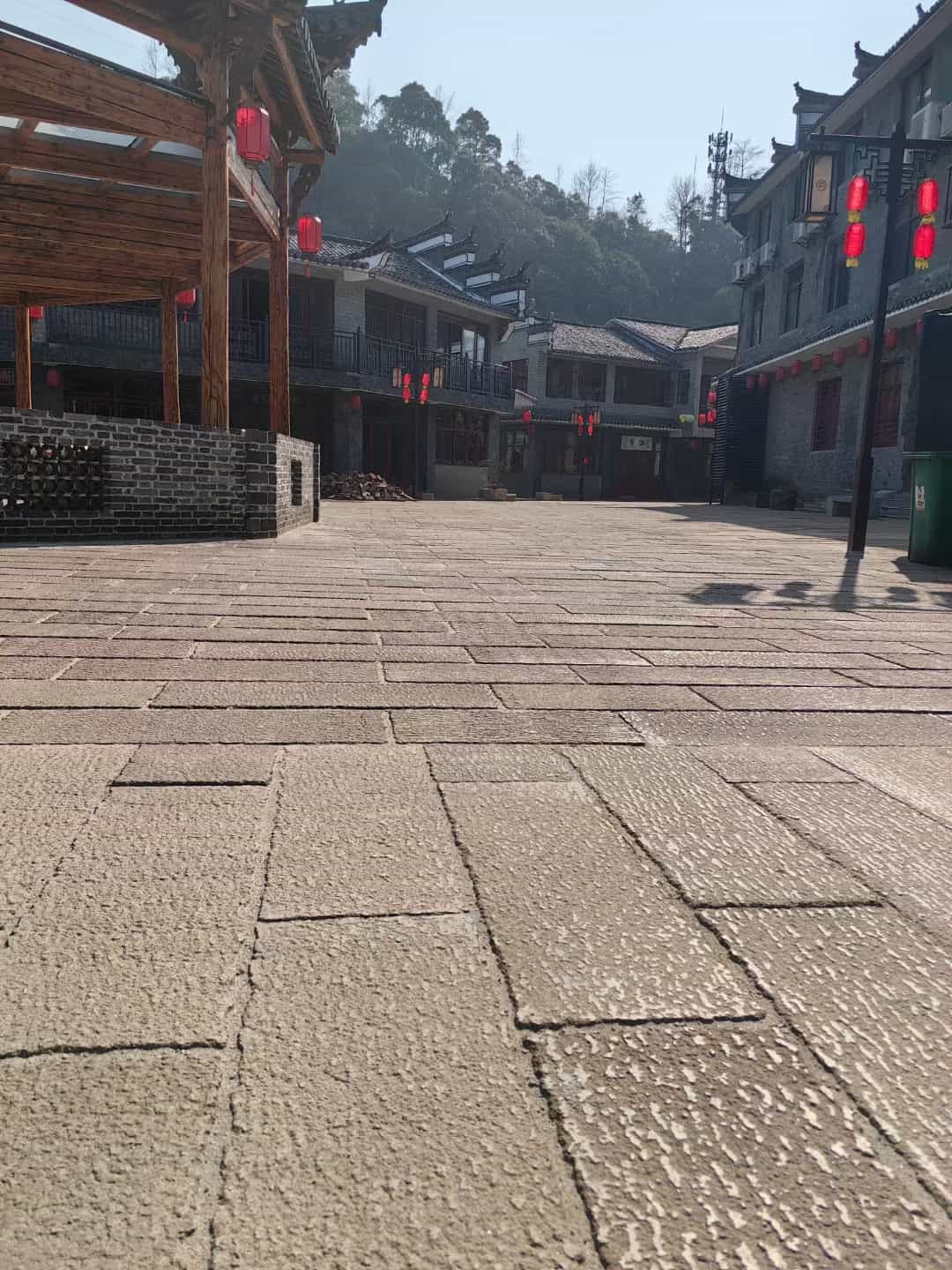 广州仿古石铺装效果