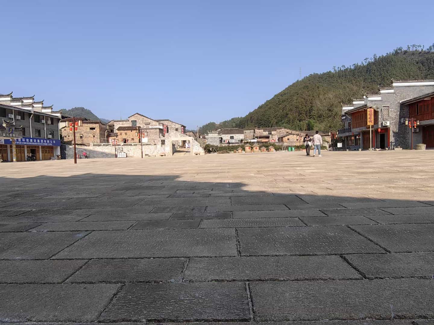 广州仿古石铺装效果